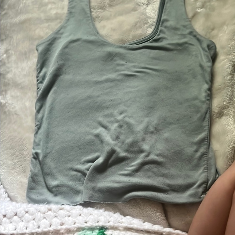 Rue21 Gray Fitted Tank Top